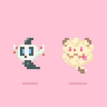 ゆらゆら色違い