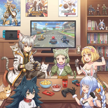 仲良しケモミミ