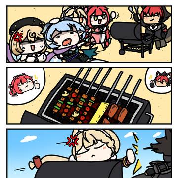 [今日もワンカット、ゼンレス！] BBQ party