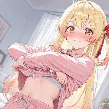 お着替え中のかなでちゃん
