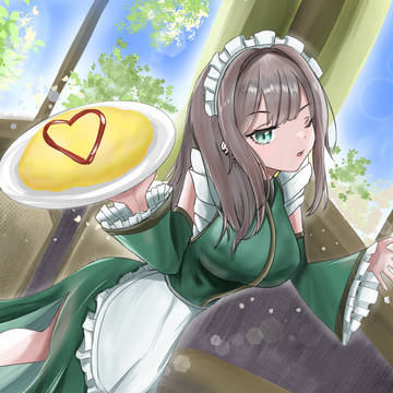 行きつけのカフェのウェイトレス