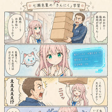 七瀬色葉の「きんにく」学習