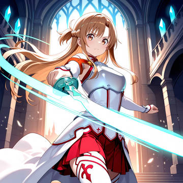 SAO Asuna Holding sword