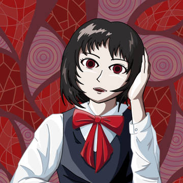 頬杖をつく