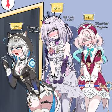 Amphoreus girl toilet line