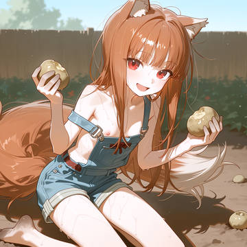 Wolf in Garden