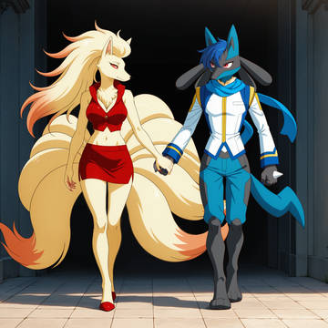 kaito and meiko as pokemon