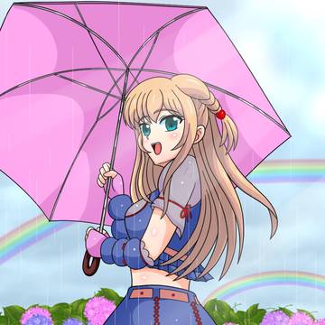 雨上がりひいなちゃん