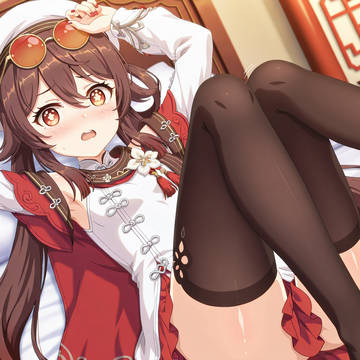 原神 胡桃 残雪に咲く紅