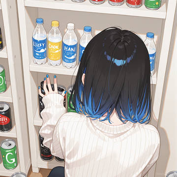 パンツチラ見え黒髪セミロングお姉さん