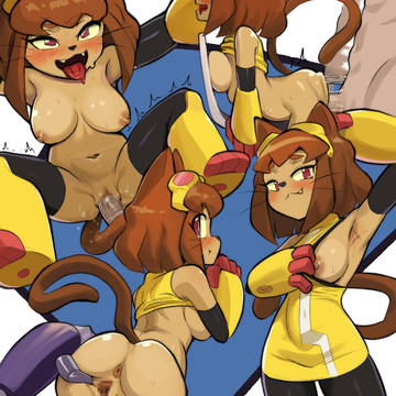 Kit lewd poses