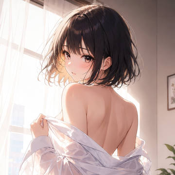 もう。……見ないって約束でしょ?