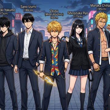 ゼウスVSクロノス　最後の審判の時　主要キャラたち