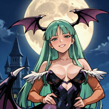 Morrigan And Lillith (Darkstalke