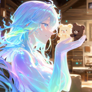 雅白さんとカプセルドール