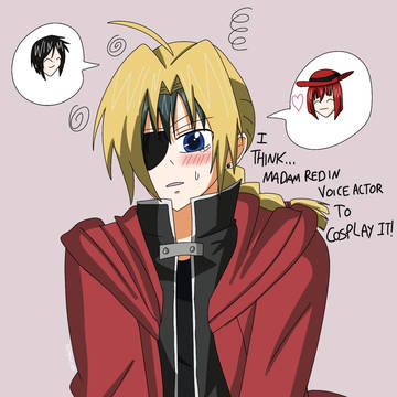 シエルはエドの服を着ている
