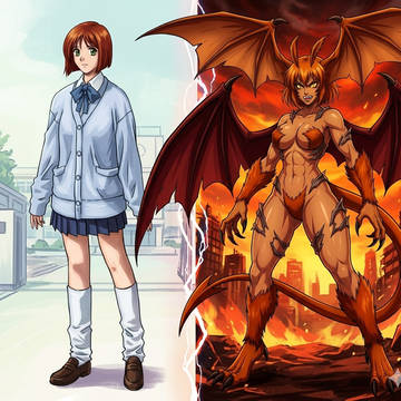 kazumi takiura (devilman form)#2