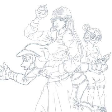 Skum Cola Line Art Compiled