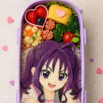 悪い顔こころちゃん キャラ弁
