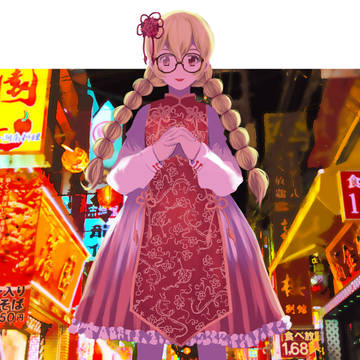 眼鏡チャイナの星宮いちごちゃん