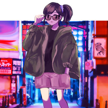 サングラスの霧矢あおいちゃん