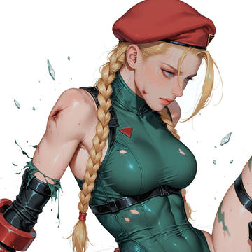 キャミィ、激しい戦いの後で… ⚔️