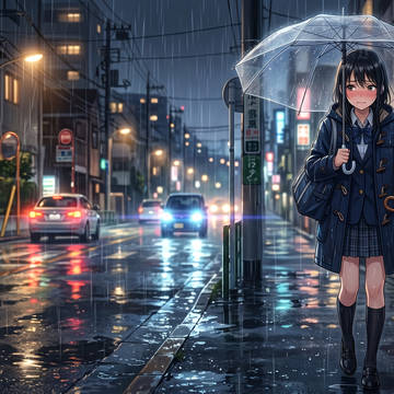 夜の帰り道