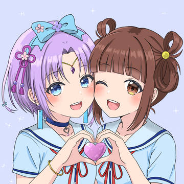 まゆかさんと沼矛ちゃんのコラボ
