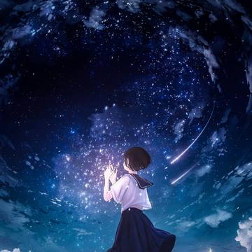 夜空を掬う