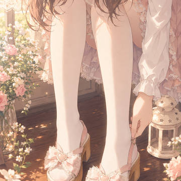 白タイツ女の子
