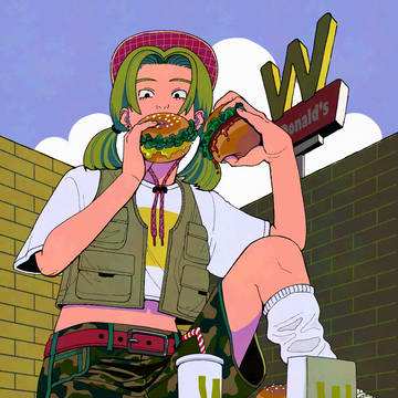 ハンバーガール