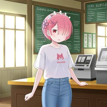 カジュアルコーデのラム