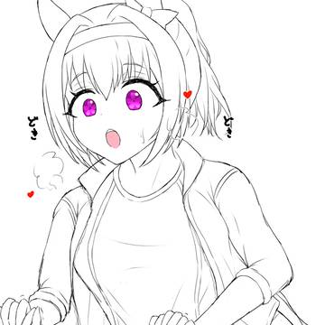 何かに目覚めそうになるウララちゃん