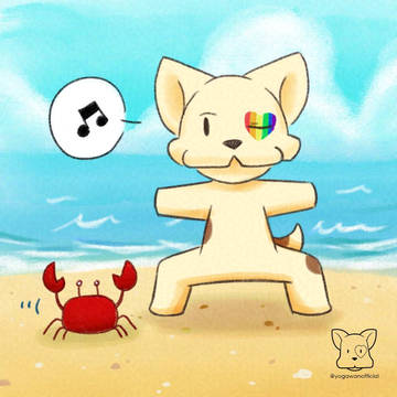 ヨガわんのプライド月間:カニとヨガ