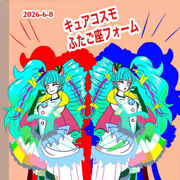 プリキュアラフイラスト キュアコスモ④
