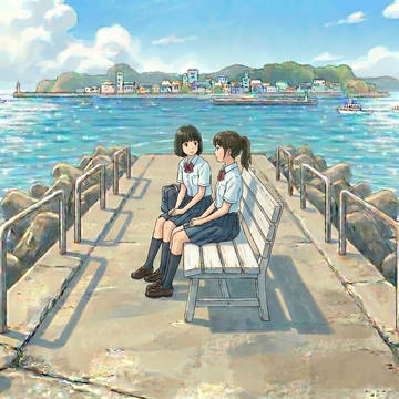 海沿いの街でまれによくみる光景