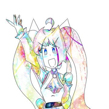 ミクちゃんです!!(旧イラスト)