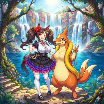 ウマ娘 ポケモン マーベラスサンデー フローゼル