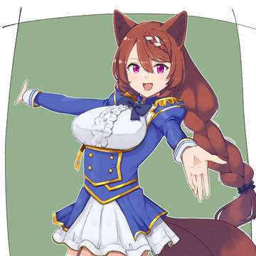 同じ髪型で