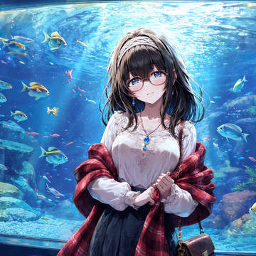 鷺沢文香・水族館デート