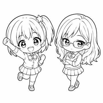 谷地仁花×清水潔子