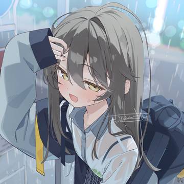 「も、びしょ濡れっス...」