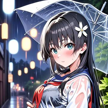 今日の佐天さん、今日は傘の日