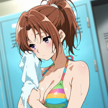 中川夏紀ちゃんのシャワー中に