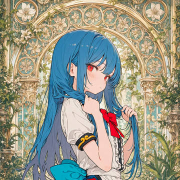 天子× アール・ヌーヴォー調