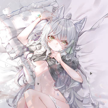 On the bed