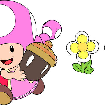 キノピコ塗り絵、線画配布
