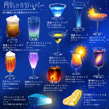 月のカクテルバー