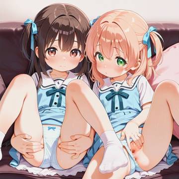 姉妹でおまんこ見せつけ