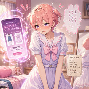 【今日のお題:インテーク】男の娘×光沢ラバー